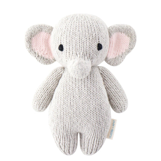 Baby elephant, gives 5 meals cudddle + kind