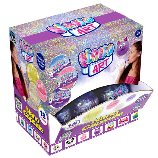 Nano Tape Vending Machine Surprise Ball Toy Display Ages 8+