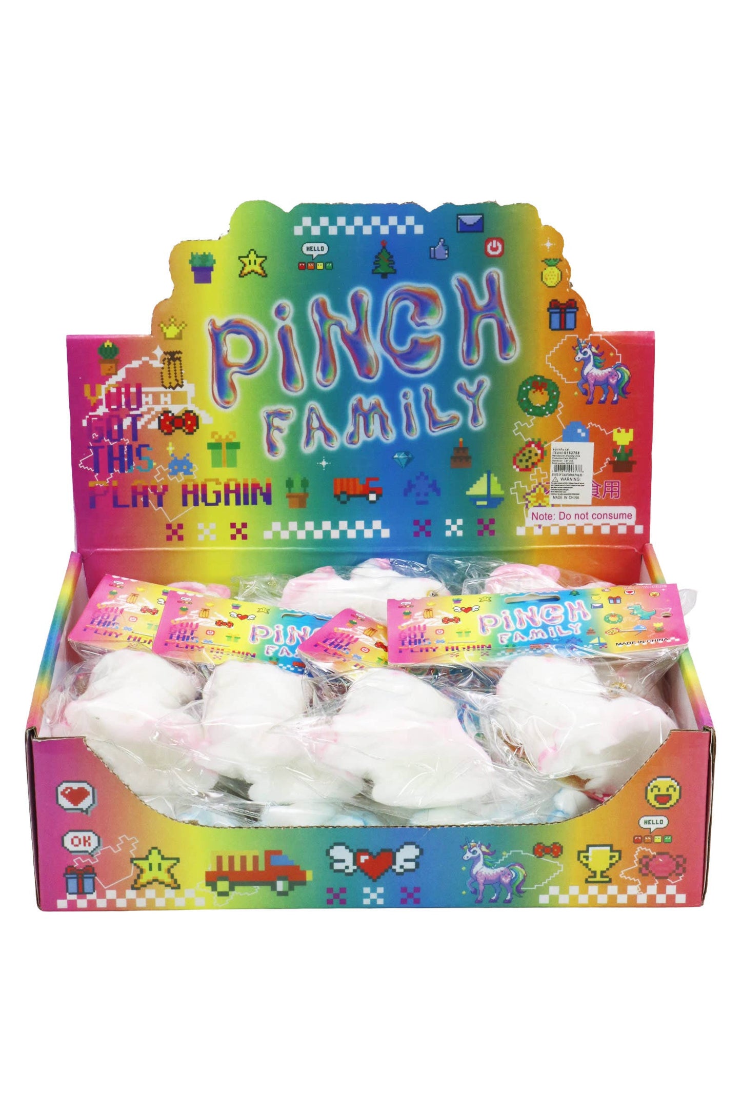 Taba Fuzzy Persian Cat Mochi Squishy Bag