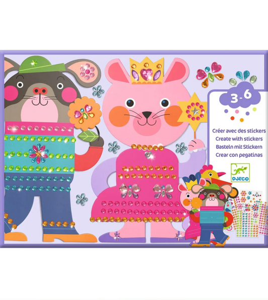Sparkles Sticker Collage Craft Kit