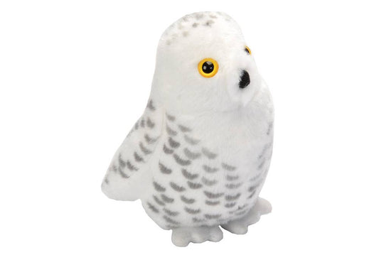Audubon II Snowy Owl Stuffed Animal with Sound - 5"