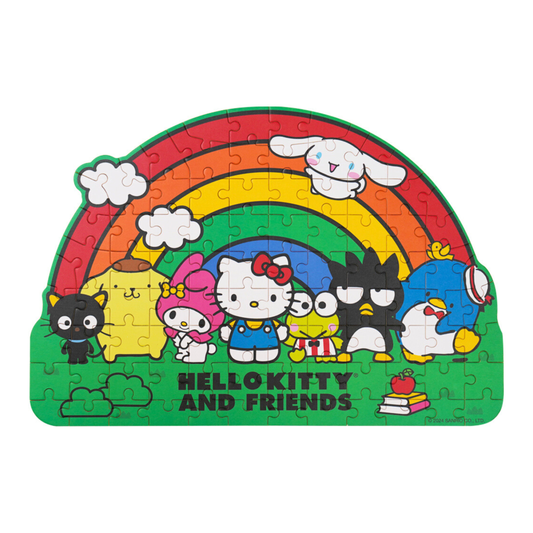 Hello Kitty Wooden Jigsaw Puzzle: Hello Kitty Rainbow