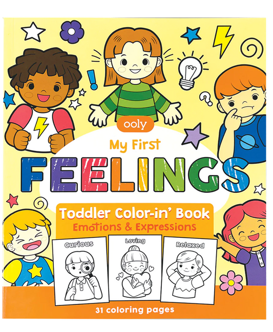My First Feelings Toddler Color-in Book