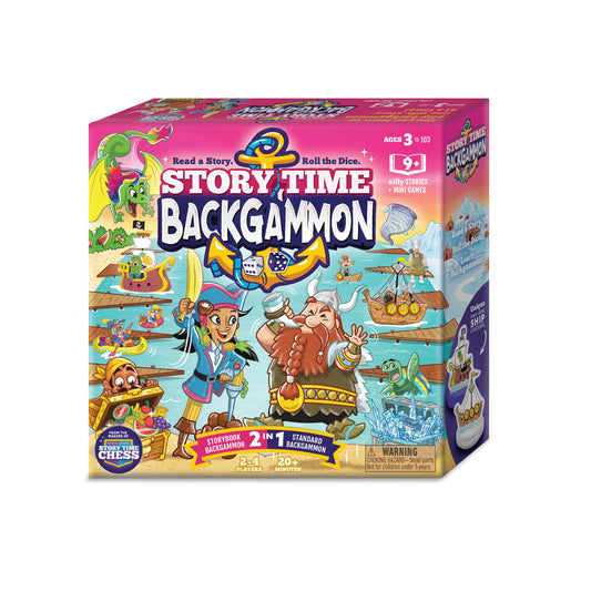 Story Time Backgammon - Board Game - Backgammon Set