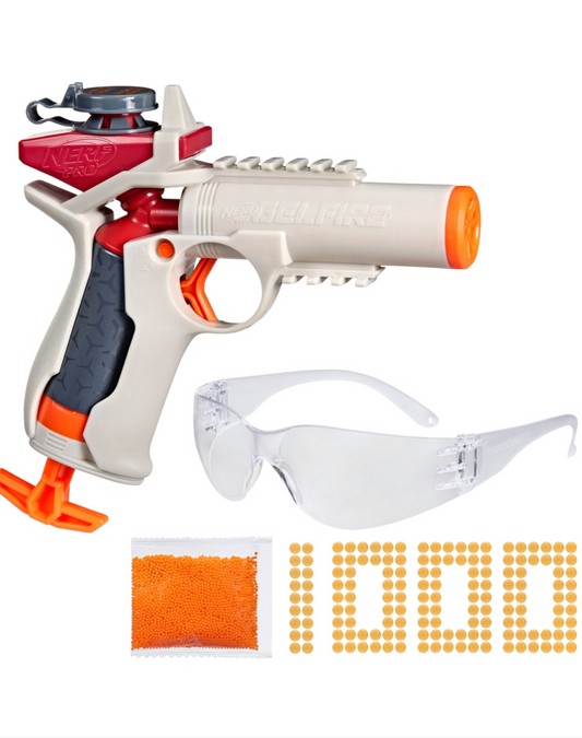 Nerf Pro Gelfire Ignitor Blaster, 1000 Gelfire Rounds