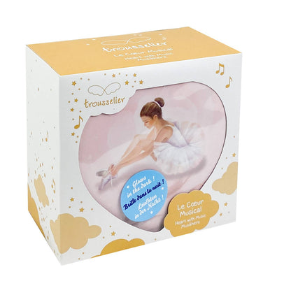 Glow-in-the-Dark Heart Music Box Ballerina