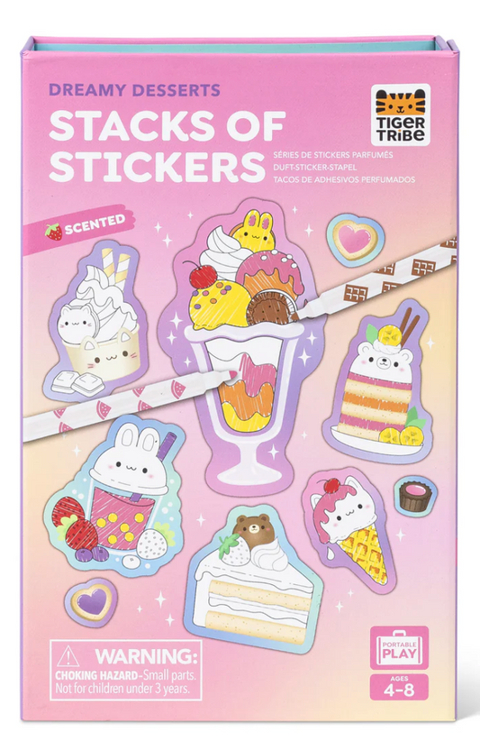 Scented Stacks Of Stickers - Dreamy Desserts