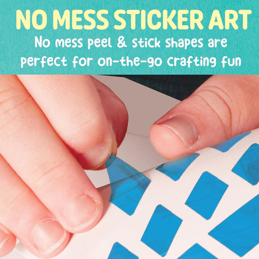 Creativity for Kids Sticker Sun Catchers Mini Craft Kit: Create 2 Suncatchers
