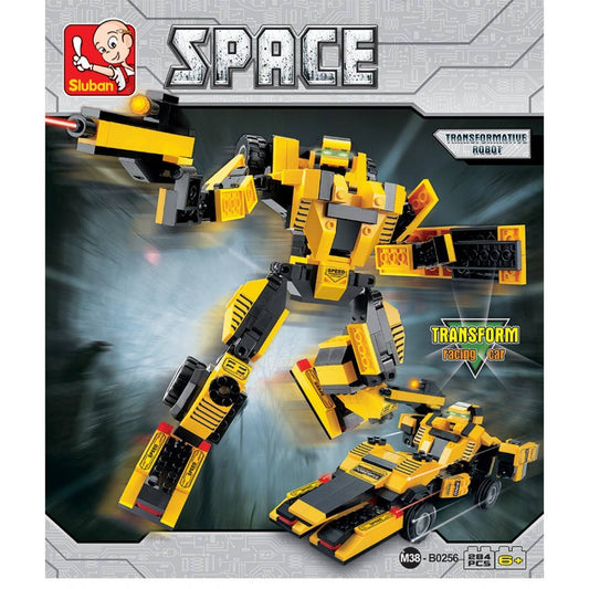 Space Cheetah Transformer Building Brick Kit (284 Pcs)