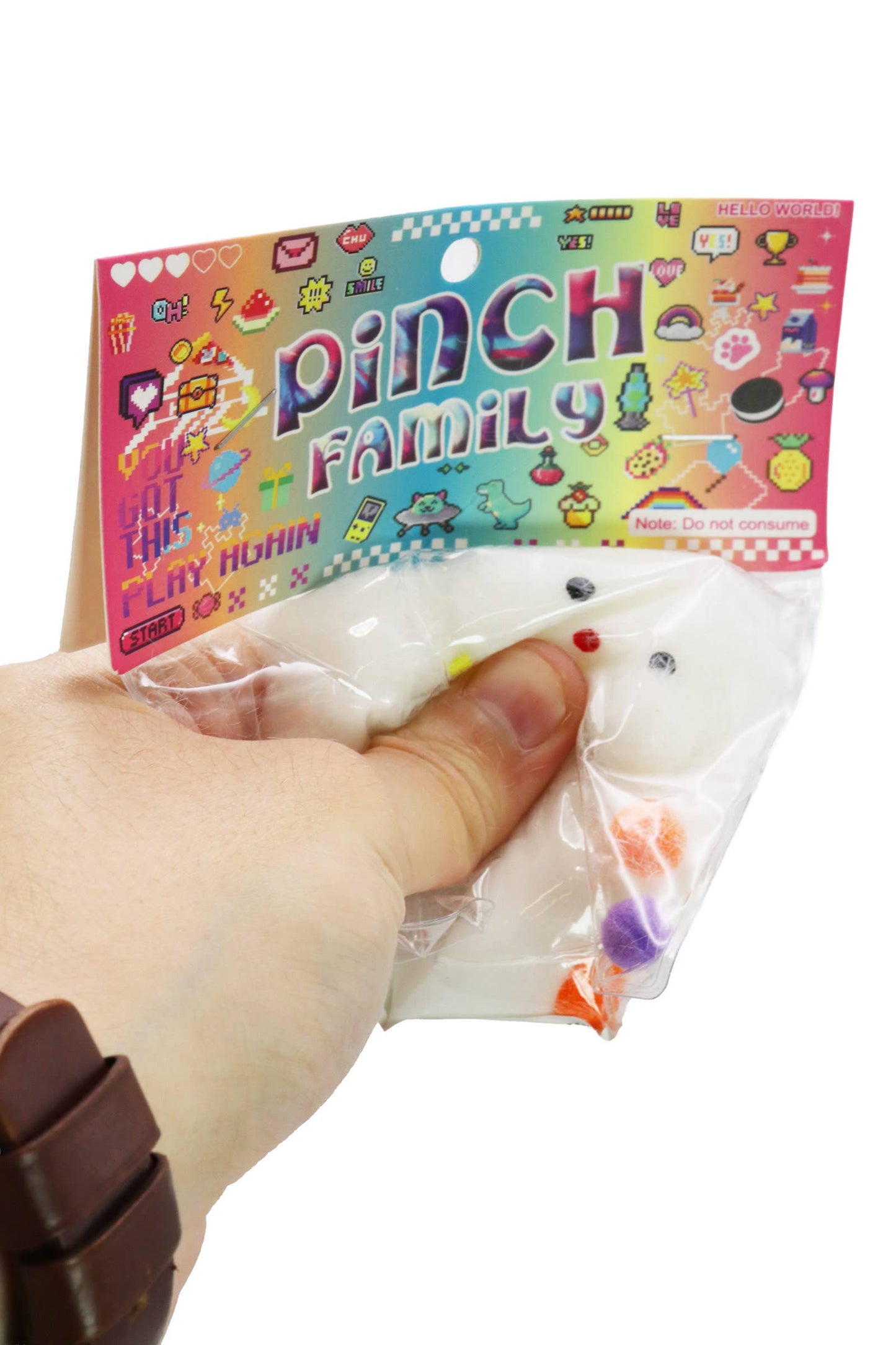 Taba Fuzzy Maltese Dog Mochi Squishy Bag