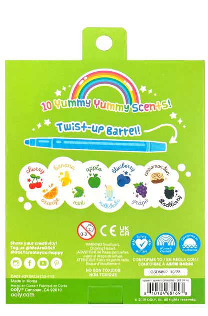 Ooly Yummy Yummy Scented Twist-Up Crayons