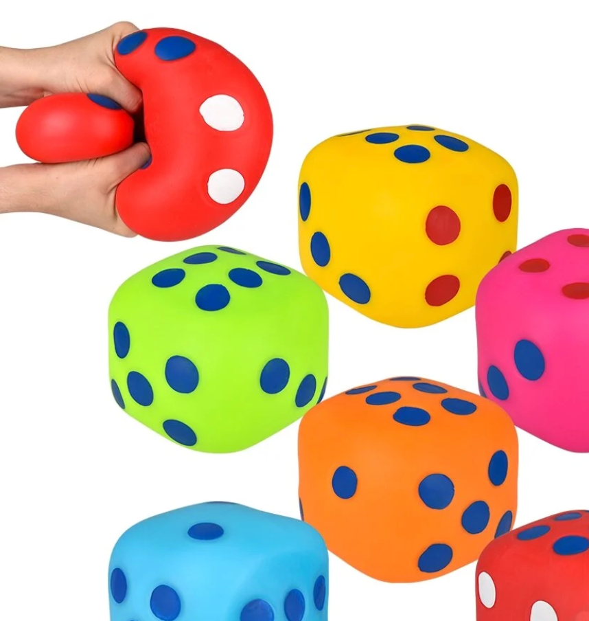 Squish And Roll Mega Marshmallow Dice