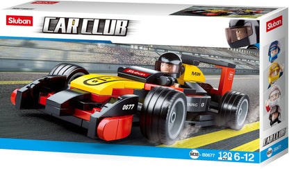 Car Club F1 Racer Building Brick Kit (120 Pcs)