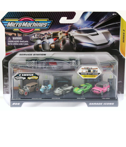 Micro Machines Garage Icons Set - Series 2