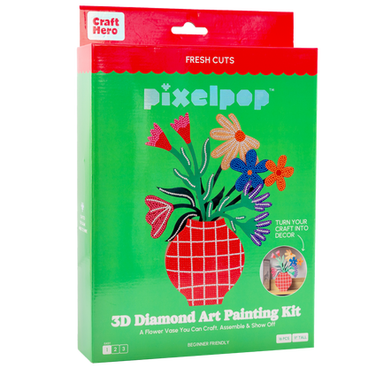 PixelPop™ Diamond Art 3D Display — Fresh Cuts