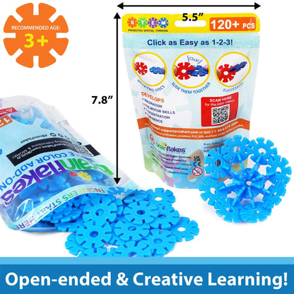 Single Color Add-on - 120 Pieces - Resealable Pouch - Black