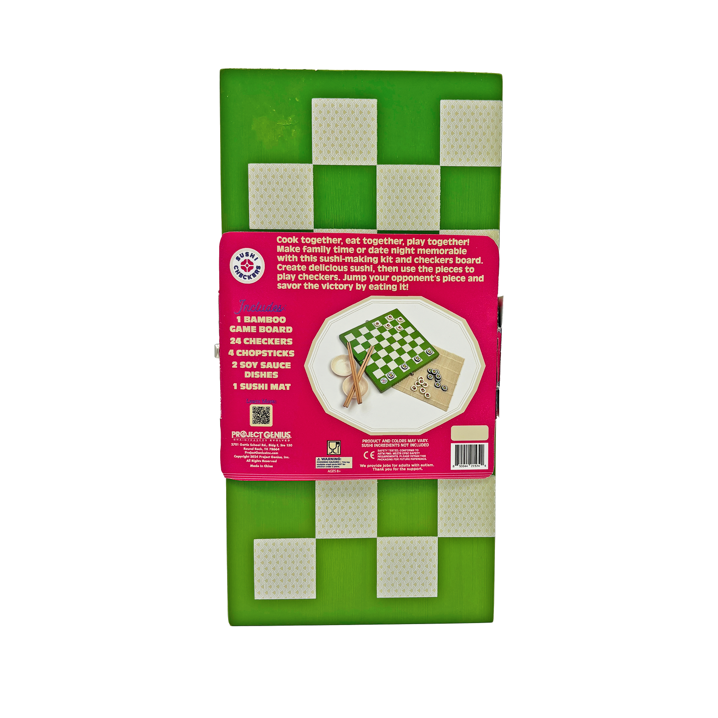 Sushi Checkers - Sushi Making Kit & Checkers Game