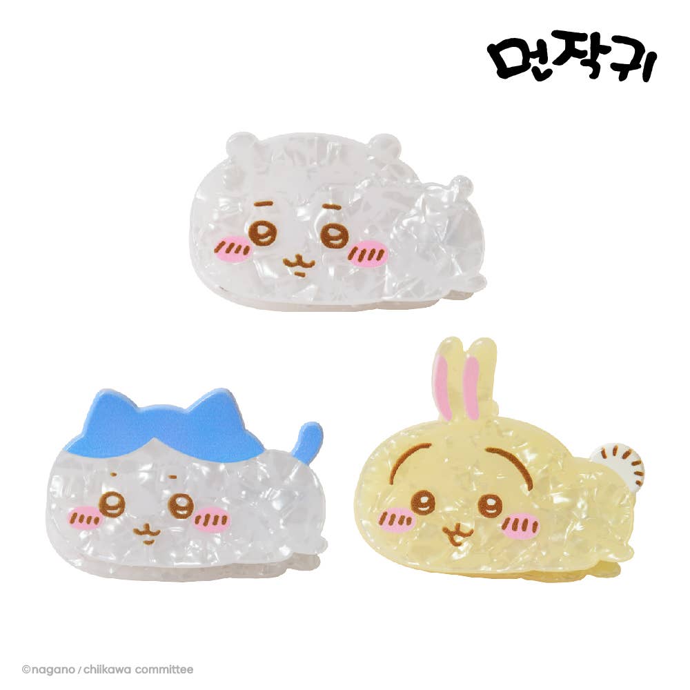Chiikawa Hair Claw Clip – Glitter Acrylic Design