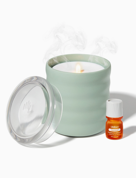 Flameless Candle Diffuser- Bubble (Green)