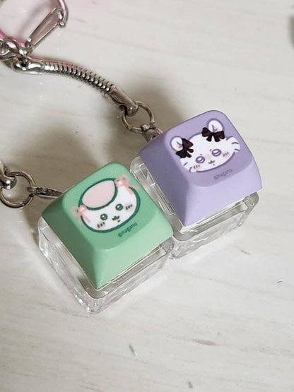 Chiikawa Mini Keycap Keyring – Mystery Capsule- Random Box