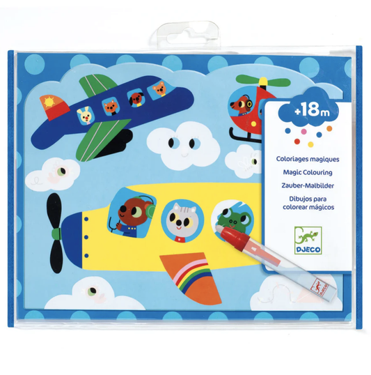 Djeco Hidden in the Sky Paint with Water Activity Set