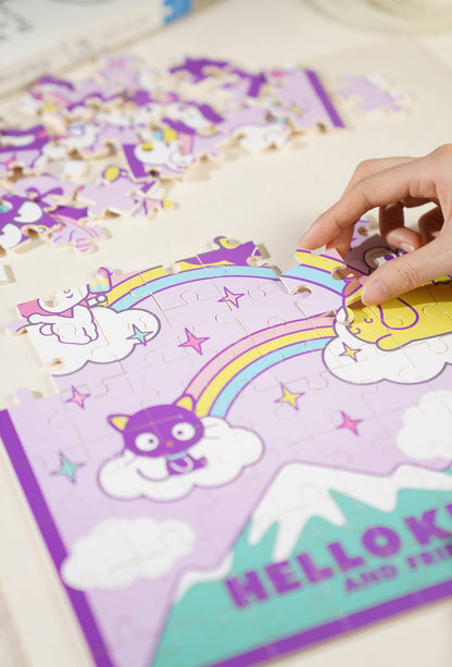 Hello Kitty Wooden Jigsaw Puzzle: Seize the moment