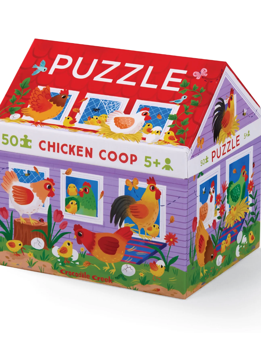 50-Piece House Puzzle - Chicken Coop