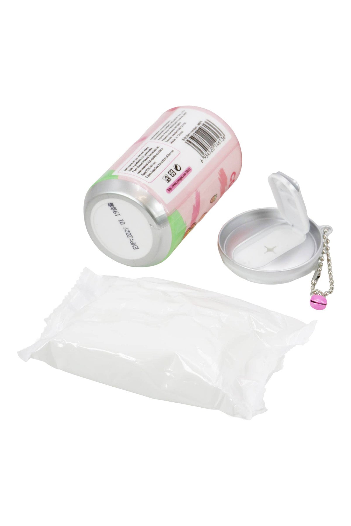 Capybara Soda Pop Can Mini Wet Wipes Key Chain