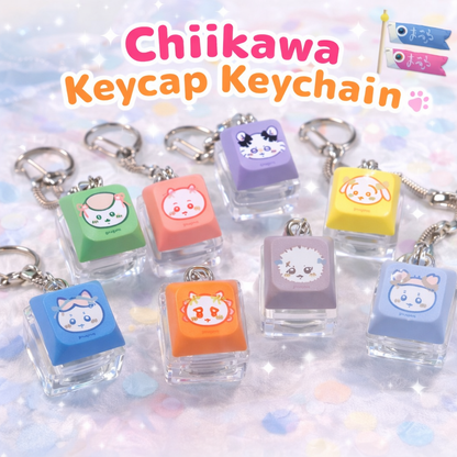 Chiikawa Mini Keycap Keyring – Mystery Capsule- Random Box