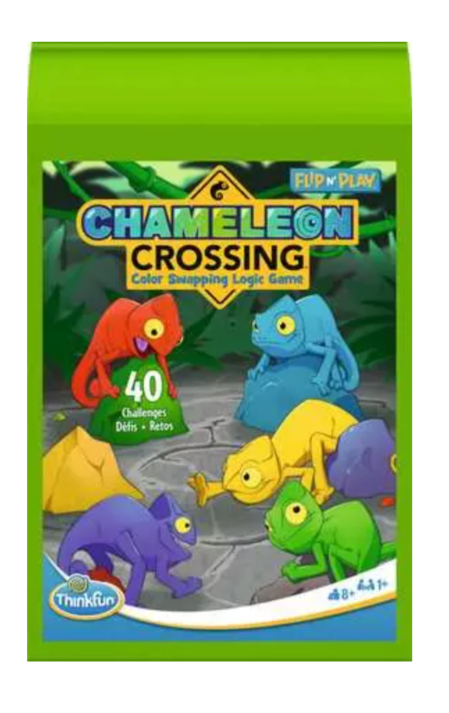 Flip N' Play Travel Game - Chameleon Crossing