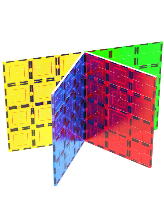 PicassoTiles Big Magnetic Tiles: 4 Pc. Base Stabilizers