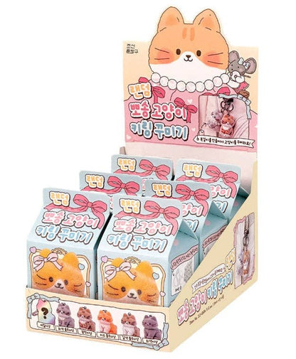 Fluffy Cat DIY Keychain Kit – Surprise Blind Box Charm