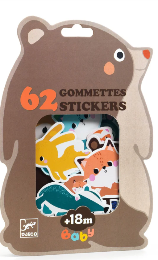 Forest Animals Baby Stickers