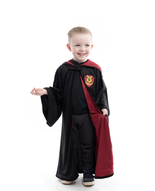Red Hooded Wizard Robe