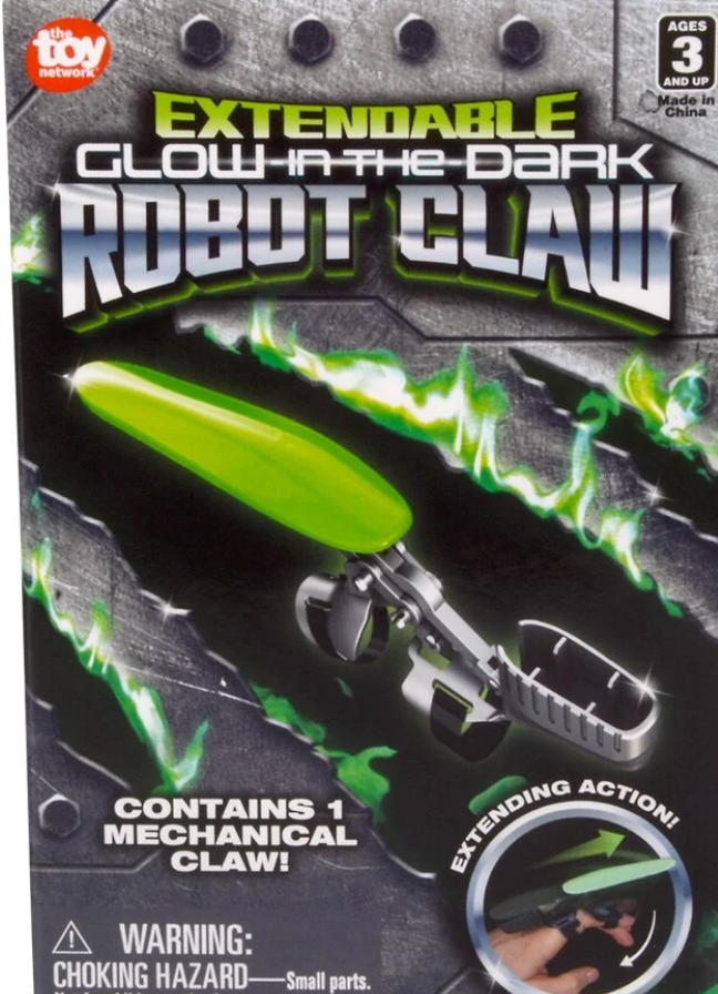 Glow In Dark Robot Claw
