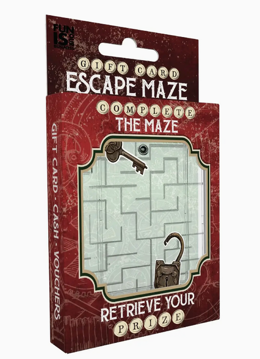 Complete the Maze Gift Card Holder