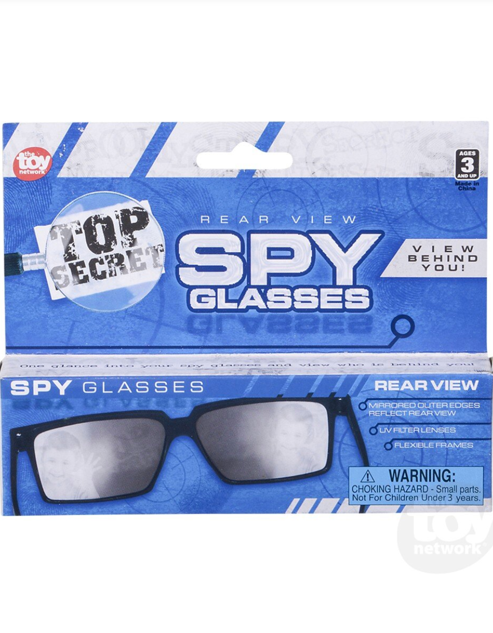 Spy Look Behind Sunglasses