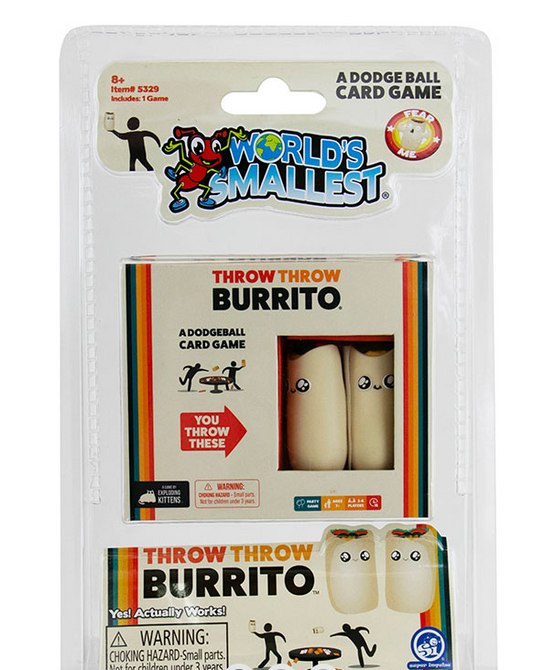 World's Smallest Throw Throw Burrito