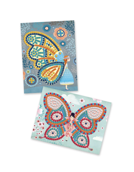 Djeco Butterflies Sticker Mosaic Craft Kit