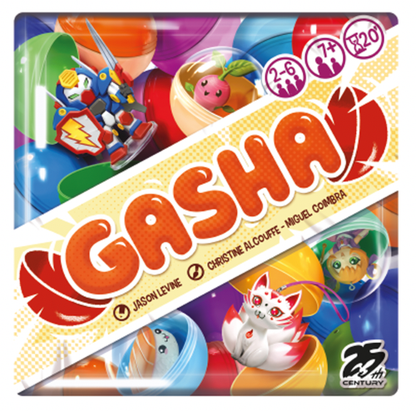 Gasha Card Game for 2-6 Players, Ages 7+