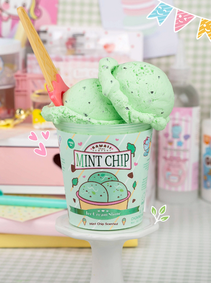 Mint Chip Scented Ice Cream Pint Slime