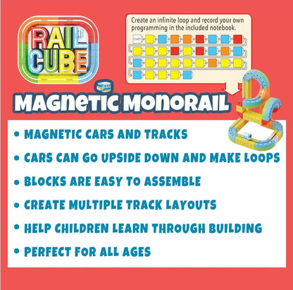 Rail Cube Magnetic Monorail Starter Set