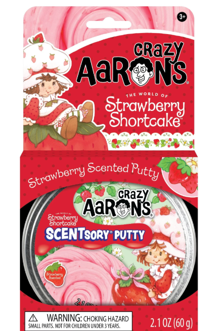 Crazy Aaron's Strawberry Shortcake Scentsory Putty