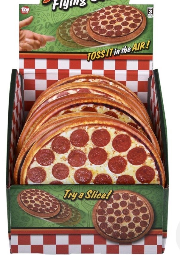 Pizza flying saucer