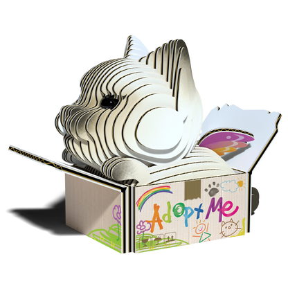 EUGY Cat - Mocha 3D Puzzle