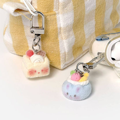 Fuzzy Cake Keychain Blind Box (Random Style)