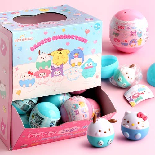 Sanrio Characters Round Figure Blind Capsule