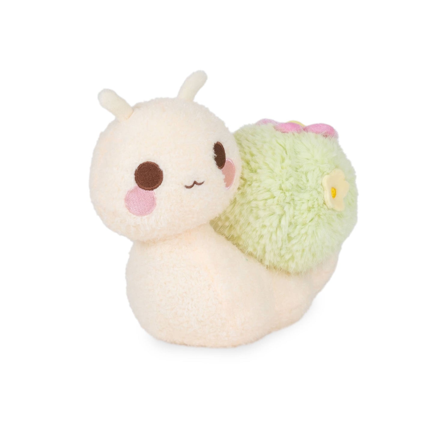 Spike the Barrel Cactus Snail (Cute Kawaii Flower Soft Plush