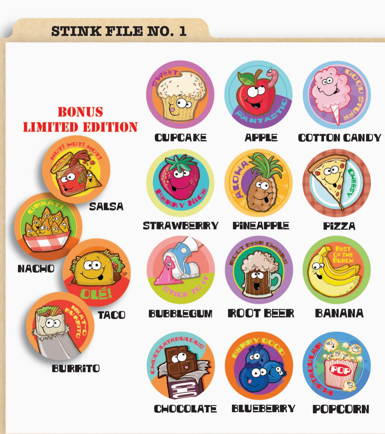 Pineapple Scratch n' Sniff Stickers