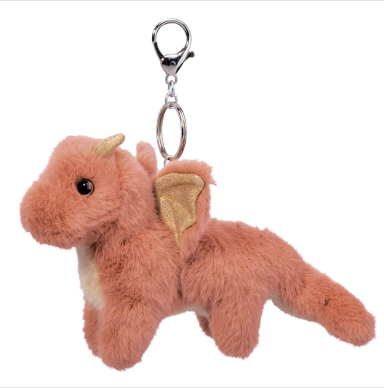 Rust Dragon Bag Charm